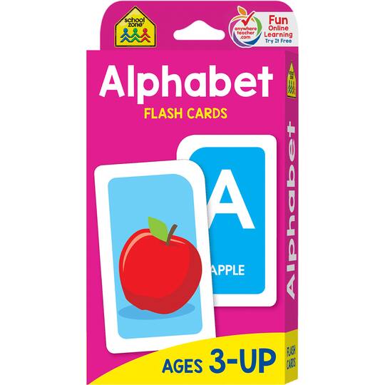 get the school zone alphabet flash cards 12ct at michaels com